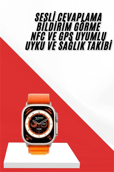 Akıllı Saat GPS Özelliği Bildirim Görme Adımsayar Sesli Görüşme Yapabilen