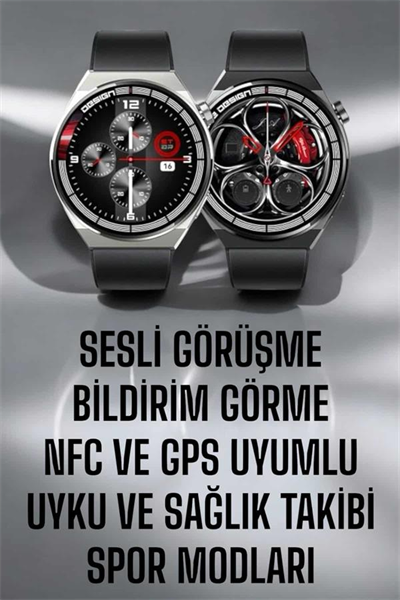 Akıllı Saat GPS VE NFC Özelliği Sesli Görüşme Dokunmstik Ekran