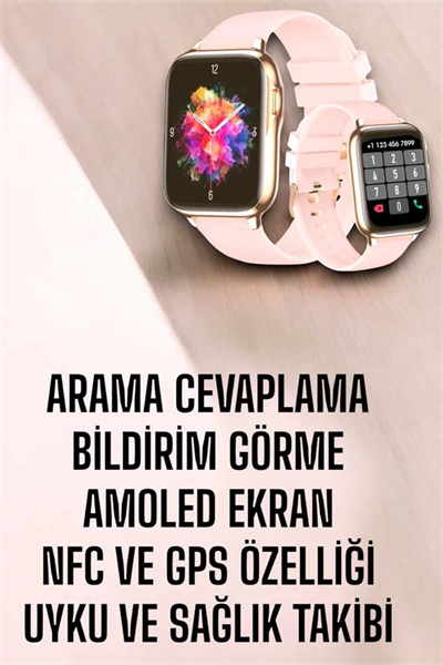 Akıllı Saat Kadınlara Uyku Ve Sağlık Takibi Yapabilen Bileklik Hediyeli