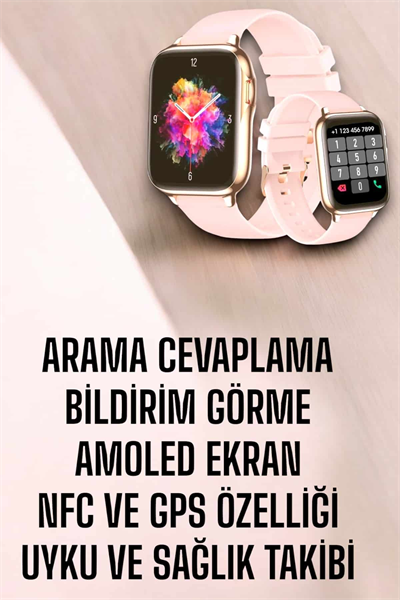 Akıllı Saat Kadınlara Uyku Ve Sağlık Takibi Yapabilen Bileklik Hediyeli