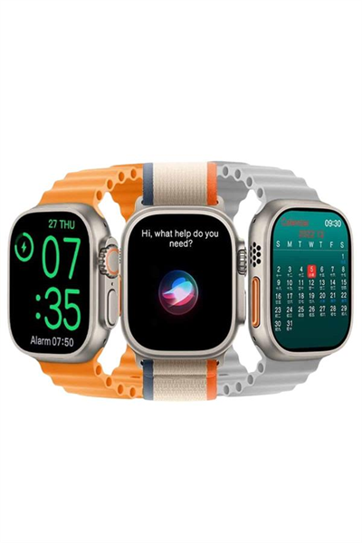Akıllı Saat Kol Saati Android ve İOS Uyumlu Nabız Ölçer Sesli Asistan
