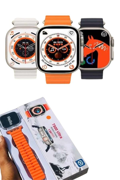 Akıllı Saat Kordon Hediyeli Güçlü Batarya Kapasiteli Titreşimli Bildirim Görme Unisex