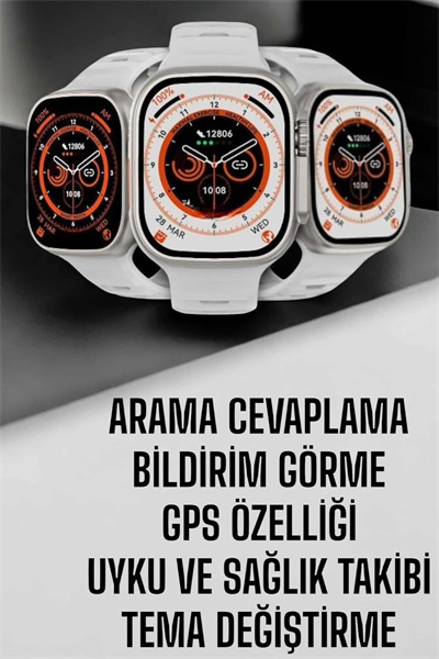 Akıllı Saat Nabız Ölçebilen Yeni Nesil GPS ve Adımsayar Özelliği