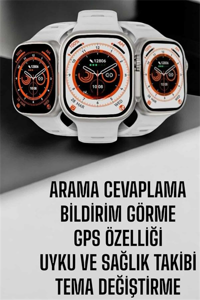 Akıllı Saat Nabız Ölçebilen Yeni Nesil GPS ve Adımsayar Özelliği