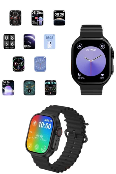 Akıllı Saat Sağlık Takibi Kalp Atışı Adımsayar Ultra Yeni Nesil nefes Egzersizi