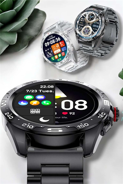 Akıllı Saat Sağlık ve Fitness Takibi Bluetooth Bağlantılı Dokunmatik Ekran