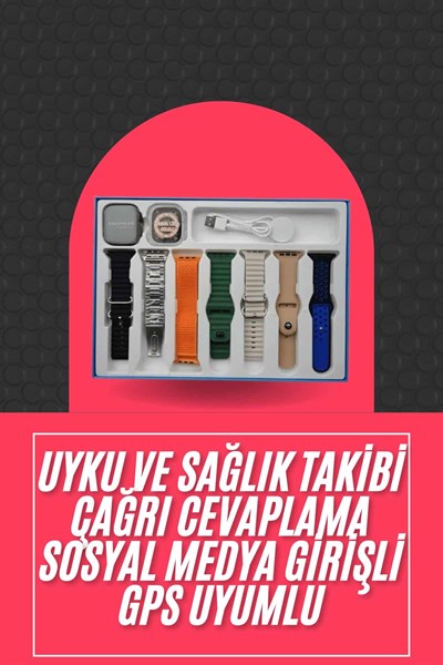 Akıllı Saat Unisex Akıllı Saat Çoklu Kordon Seçeneği Çelik Kordon Plastik Kordon