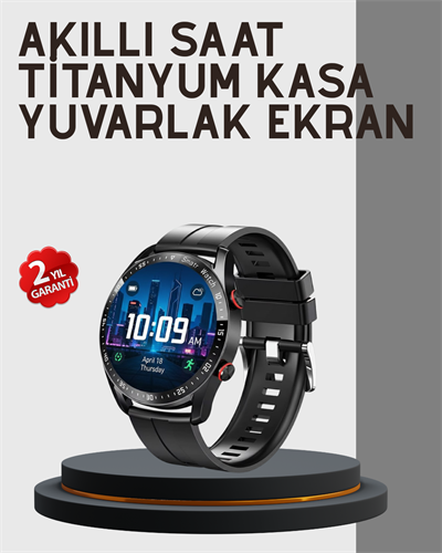 Akıllı Saat Yeni Model Sesli Asistan Bildirim Görme Bluetooth Bağlantılı Müzik Dinleme