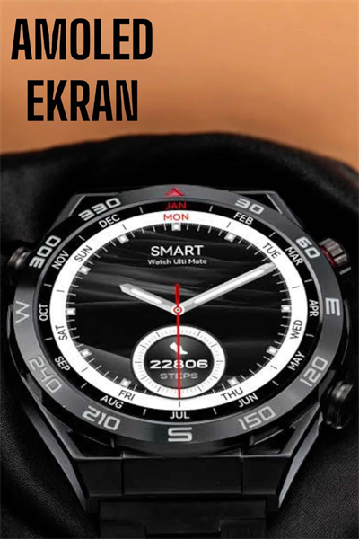 Akıllı Saat Yeni Nesil 2024 Model Metal Kordonlu Bluetooth Bağlantılı