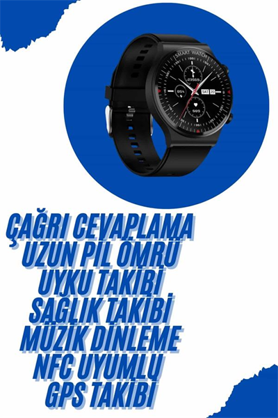 Akıllı Saat Yeni Nesil Üç Kordonlu Nabız Ölçer Çağrı Cevaplama
