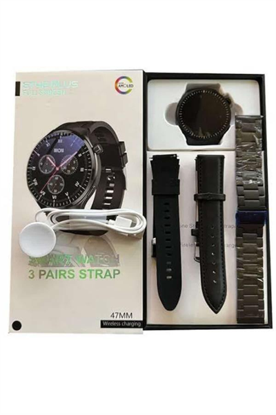 Akıllı Saat Yeni Nesil Üç Kordonlu Nabız Ölçer Çağrı Cevaplama