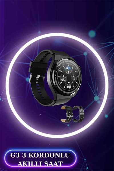 Akıllı Saat ve Kulaklık Seti Dokunmatik Ekran 5.0 Bluetooth Bağlantılı Sesli Görüşme