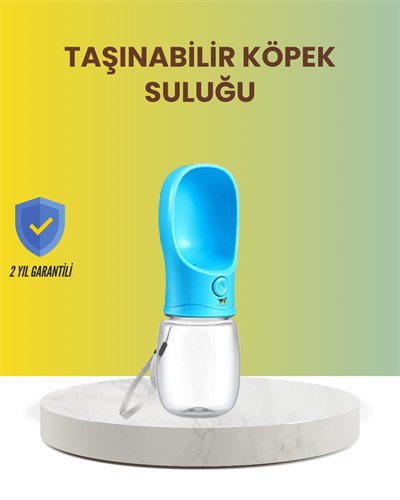 Akıllı Su Akış Kontrollü Köpek Su Matara Taşınabilir Gezdirme Şişesi