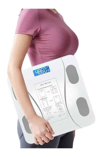 Akıllı Tartı Bluetooth Bağlantılı Yağ Ölçebilen Tartı Yeni Nesil