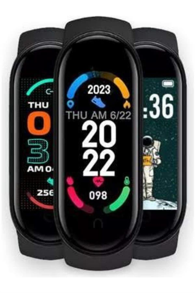 Akıllı Uyumlu Bileklik M6 Adımsayar Spor Modları Çağrı Görme Türkçe Menü