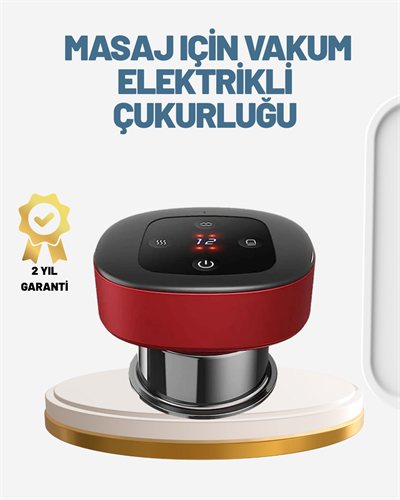 Akıllı Vakumlu Kupa Masaj Cihazı Ağrı Giderici ve Rahatlatıcı Terapi