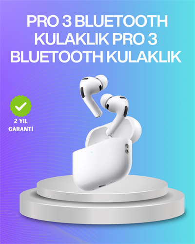 Aktif Gürültü Engelleyici Kablosuz Bluetooth Kulaklık – Şarj Kutulu, Uzun Ömürlü