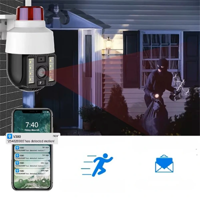 Alarmlı Dış Mekan Güvenlik Kamerası