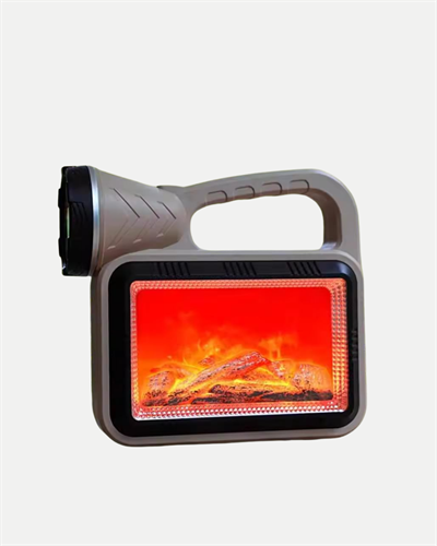 Alev Efektli Solar Lamba COB Işıklı Taşınabilir Bahçe Kamp Aydınlatma