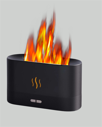 Alev Görünümlü Hava Nemlendirici Kumandalı LED Işıklı Aromatik Difüzör