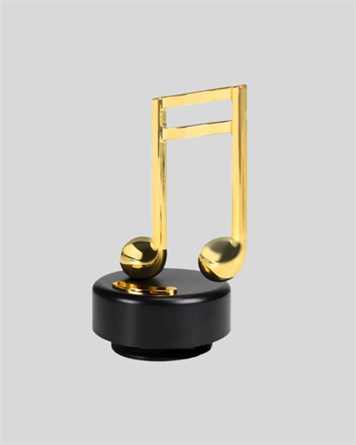 Altın Nota Temalı Müzik Kutusu  Müzikli Hediyelik