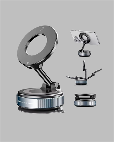 Alüminyum Gövdeli Manyetik Araç İçi Telefon Tutucu