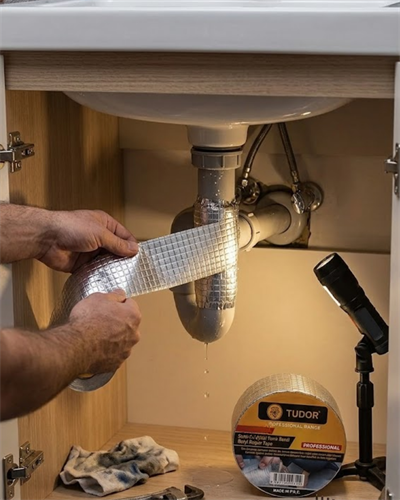 Alüminyum Yüzeyli Sızdırmazlık Bandı Çatı Boru Tamir Bandı