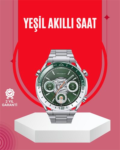 Amoled Smartwatch Harita Modlu Bluetooth Aramalı 3 Değiştirilebilir Kayışlı