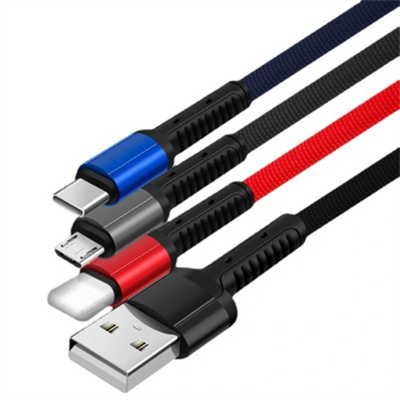 Anahtarlık Çoklu Şarj Kablosu 4 Başlıklı