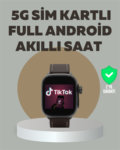 Android Akıllı Saat 5G Destekli Uygulama İndirme