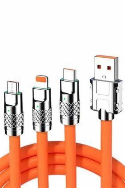 Android ve İOS Uyumlu 180 Derece Type-c Şarj Kablosu