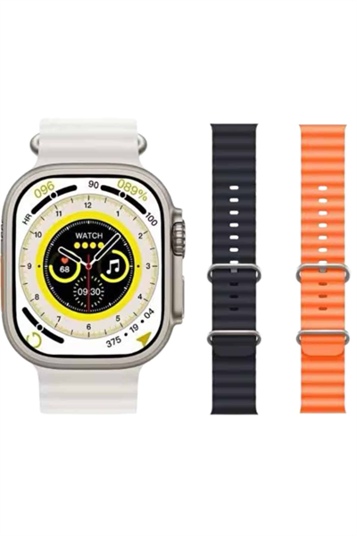 Android ve İOS Uyumlu Uyku ve Sağlık Takibi Yapabilen 3 Kordonlu Akıllı Saat