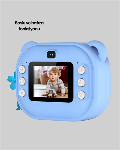 Anında Baskı Özellikli Şipşak Kamera – 24MP HD Çift Lensli, 32GB Hafızalı