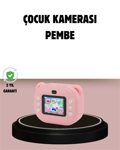 Anında Baskı Özellikli Şipşak Kamera 24MP HD Çift Lensli ve 32GB Hafızalı