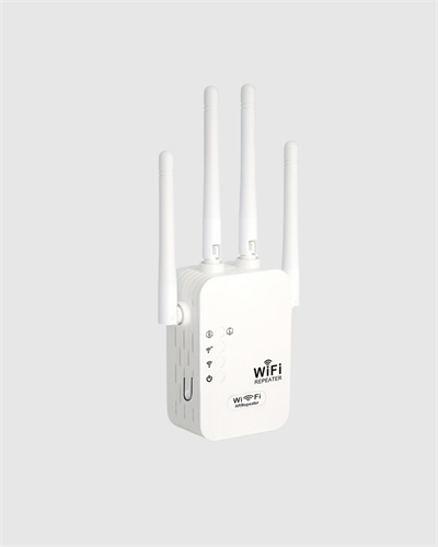 Antenli WiFi Repeater 300m2 Kapsama Alanı WPA3 Güvenlikli