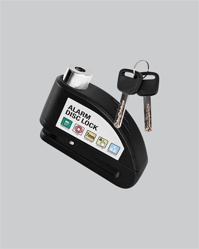 Anti Hırsızlık 110 dB Alarm Disk Fren Kilidi Suya Dayanıklı Çelik Güvenlik Kilidi