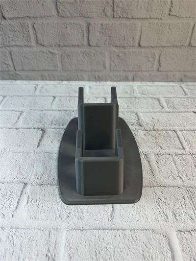 Antrasit İkili Gamepad Tutucu 7x18 cm Masa ve Raf Düzeni