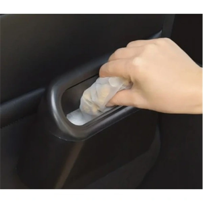 Araba Çöp Kutusu Kapaklı Organize Siyah Renk