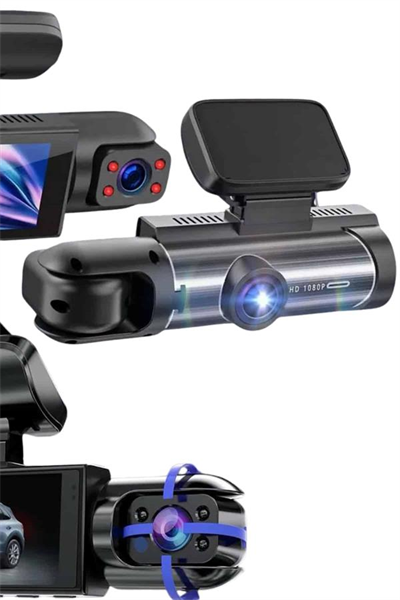 Araç İçi Full Hd Kamera Ön ve Arka Kameralı Ekranlı Araç Kamerası