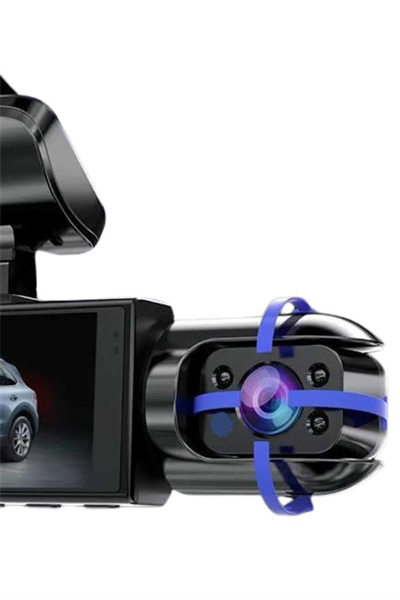 Araç İçi Full Hd Kamera Ön ve Arka Kameralı Ekranlı Araç Kamerası