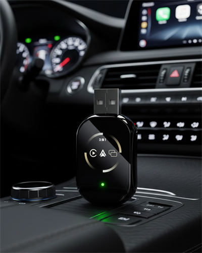 Araç İçi Kablosuz CarPlay Android Auto AirPlay Adaptörü
