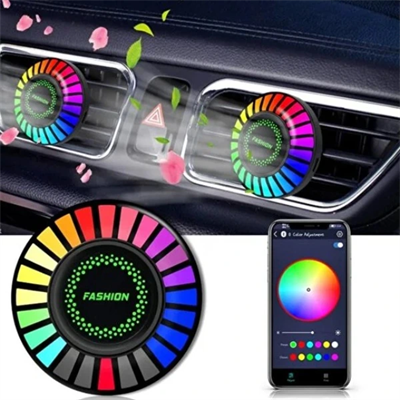 Araç İçi Koku Hazneli RGB Sese Duyarlı LED Işık