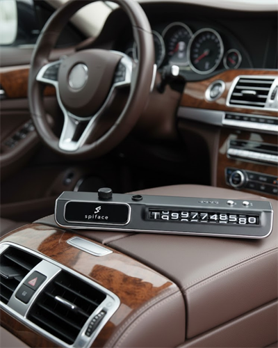 Araç İçi LED Park Telefon Numarası Göstergesi Ön Cam Uyumlu 2 Koku Hediyeli