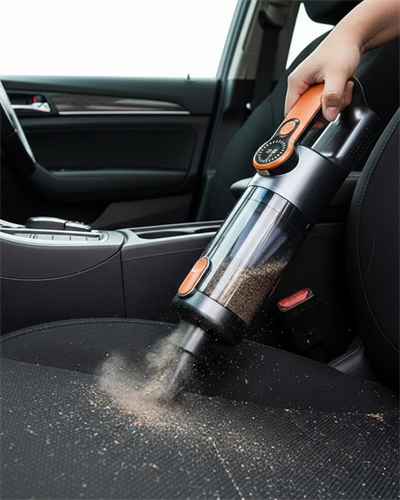 Araç İçi Uyumlu Şarjlı El Süpürgesi Dar Alan Temizlik Aparatlı