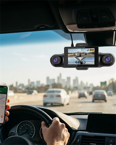 Araç İçi WiFi Destekli Full HD Kamera Geniş Açılı Gece Görüşlü
