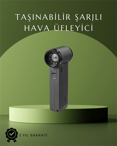 Araç İçi ve Ev İçin Güçlü Hava Üfleyici Toz Temizleme Makinesi