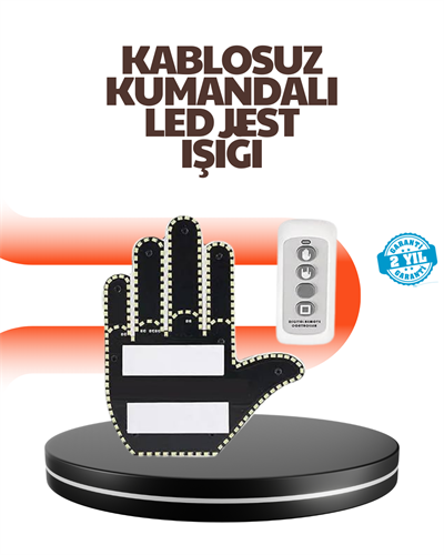 Araç İçin Eğlenceli LED El İşareti Işığı