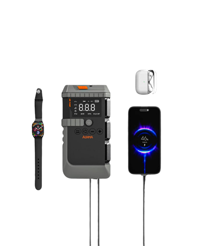 Araç Lastik Basınç Pompası Akü Takviye Powerbank ve SOS Işıklı Çok Fonksiyonlu Cihaz