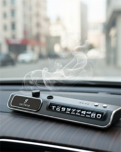 Araç Ön Cam Nemlendirici Telefon Numarası Gösterme Aparatı LED Işıklı