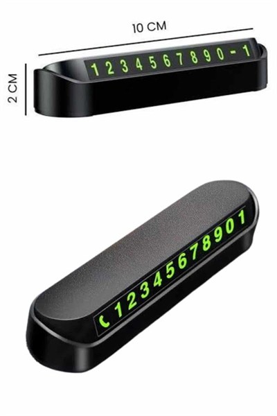 Araç Park Numaratörü Tüm Araçlara Uyumlu Araba Numaralık